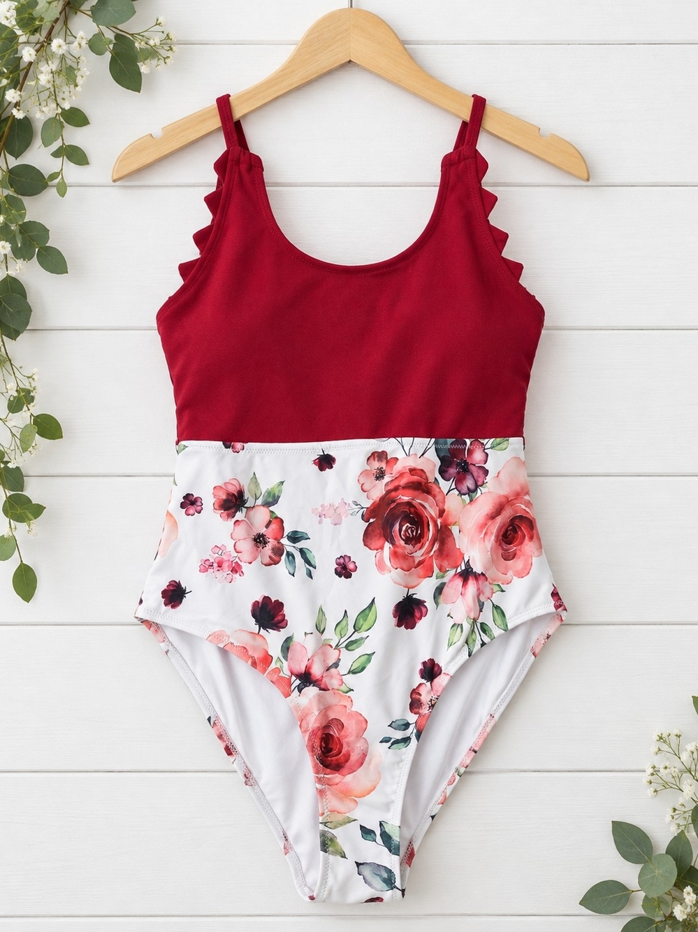 Beachsissi Floral One Piece Swimsuit XL NWT
